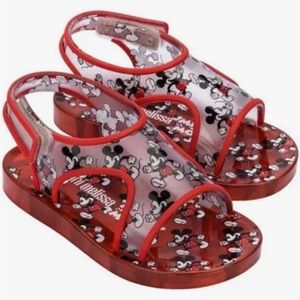Mini Melissa Mickey Mouse Sandals Size 5 little kids